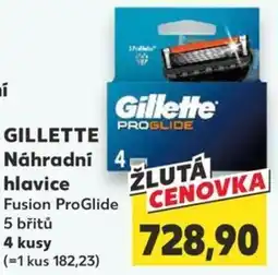 Kaufland GILLETTE Náhradní hlavice nabídka