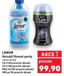 Kaufland LENOR Aviváž/Vonné perly nabídka