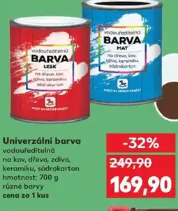 Kaufland Univerzální barva nabídka