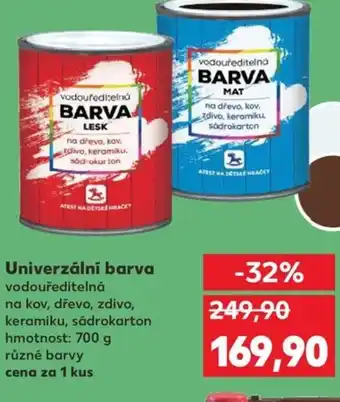 Kaufland Univerzální barva nabídka