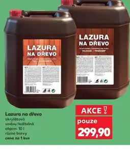 Kaufland Lazura na dřevo nabídka