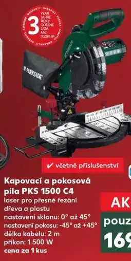 Kaufland Kapovací a pokosová pila PKS 1500 C4 nabídka