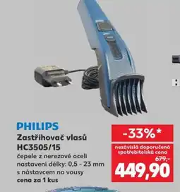 Kaufland PHILIPS Zastřihovač vlasů HC3505/15 nabídka