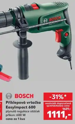 BOSCH Příklepová vrtačka Easylmpact 600