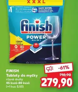 Kaufland FINISH Tablety do myčky nabídka