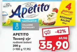 Kaufland APETITO Tavený sýr nabídka