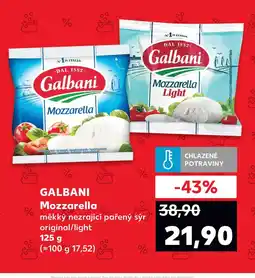 Kaufland GALBANI Mozzarella nabídka