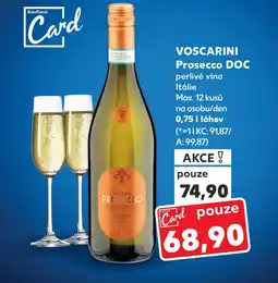 Kaufland VOSCARINI Prosecco DOC nabídka