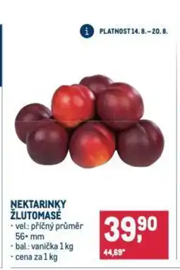 Makro NEKTARINKY ŽLUTOMASÉ nabídka