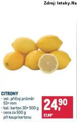 Makro CITRONY nabídka