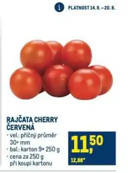 Makro RAJČATA CHERRY ČERVENÁ nabídka