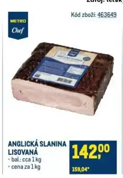 Makro ANGLICKÁ SLANINA LISOVANÁ nabídka