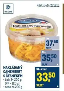 Makro NAKLÁDANÝ CAMEMBERT S ČESNEKEM nabídka