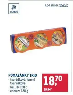 Makro POMAZÁNKY TRIO nabídka