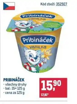 Makro PRIBINÁČEK nabídka