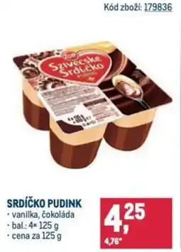 Makro SRDÍČKO PUDINK nabídka