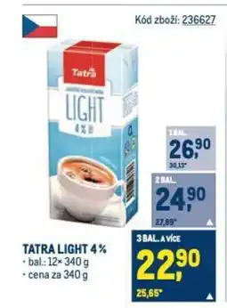 Makro TATRA LIGHT 4% nabídka