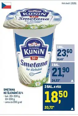 Makro SMETANA KE ŠLEHÁNÍ 31% nabídka