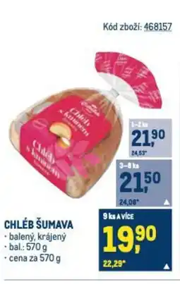 Makro CHLÉB ŠUMAVA nabídka