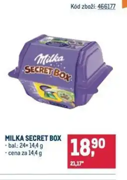 Makro MILKA SECRET BOX nabídka