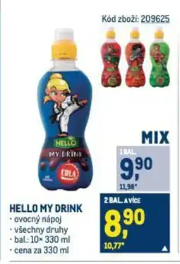 Makro HELLO MY DRINK nabídka
