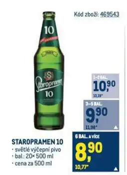 Makro STAROPRAMEN 10 nabídka