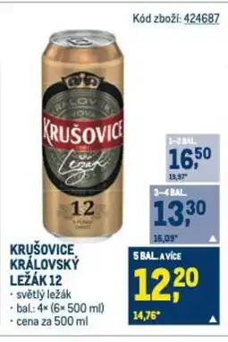 Makro KRUŠOVICE KRÁLOVSKÝ LEŽÁK 12 nabídka