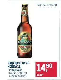 Makro RADEGAST RYZE HOŘKÁ 12 nabídka