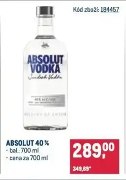 Makro ABSOLUT 40% nabídka