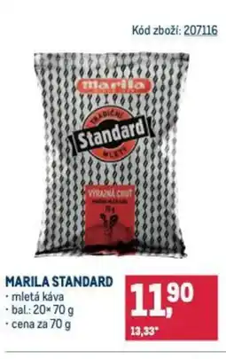 Makro MARILA STANDARD nabídka