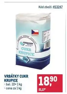 Makro VRBÁTKY CUKR KRUPICE nabídka