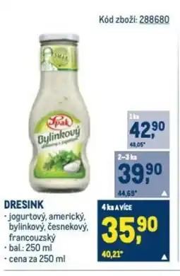 Makro DRESINK nabídka