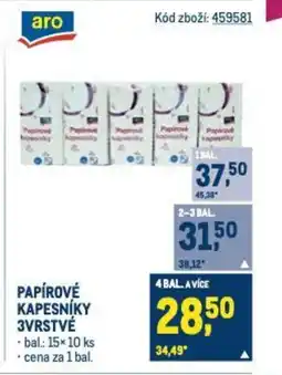 Makro PAPÍROVÉ KAPESNÍKY 3VRSTVÉ nabídka