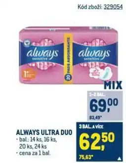 Makro ALWAYS ULTRA DUO nabídka