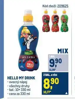Makro Hello my drink nabídka