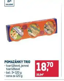 Makro Pomazánky trio nabídka