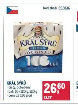 Makro Král sýrů hermelín nabídka