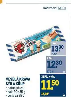 Makro Veselá kráva sýr a křup nabídka