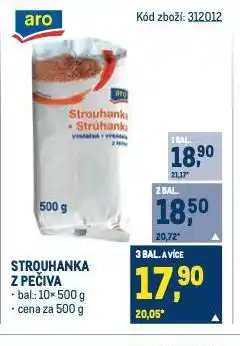 Makro Strouhanka z pečiva nabídka