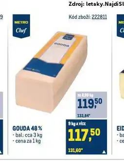 Makro Gouda 48% nabídka