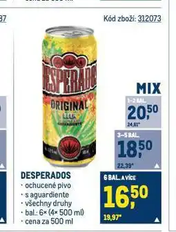 Makro Desperados nabídka