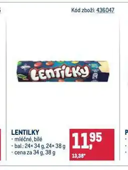 Makro Lentilky nabídka