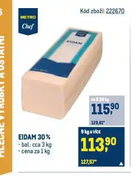 Makro Eidam 30% nabídka