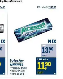 Makro Žvýkačky airwaves nabídka