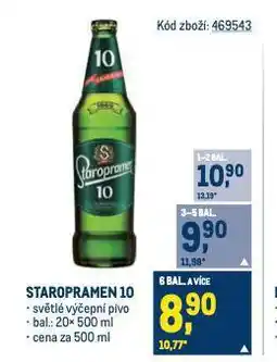 Makro Pivo staropramen nabídka