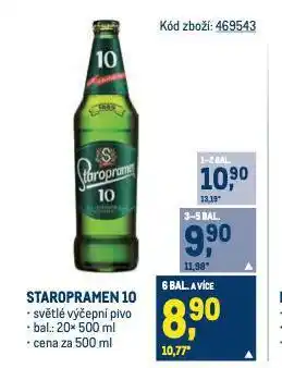 Makro Pivo staropramen nabídka