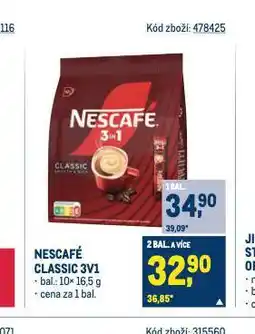 Makro Káva nescafé nabídka