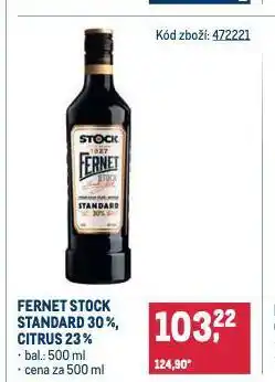 Makro Fernet stock nabídka