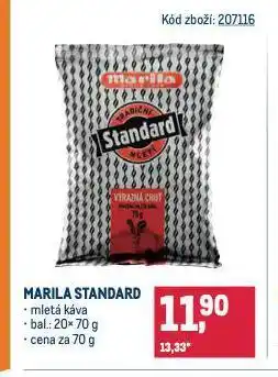 Makro Káva marila nabídka