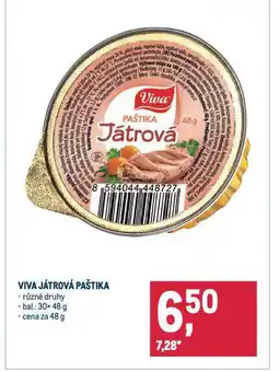 Makro Viva játrová paštika nabídka